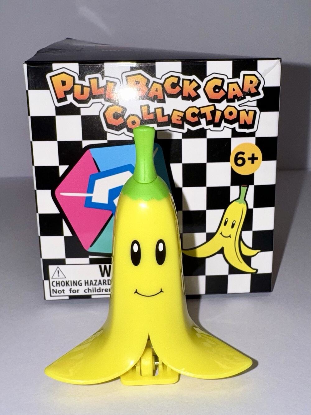 Universal Studios Super Mario Series Pullback Car Collection Confirmed Banana